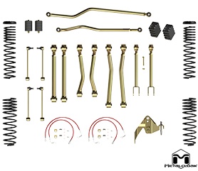 MetalCloak lift kit components